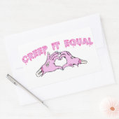 Sticker Rectangulaire Dollar Is My Sign – Hot Pink Hustle Design (Enveloppe)