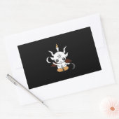 Sticker Rectangulaire Don de chèvre Baphomet Halloween (Enveloppe)
