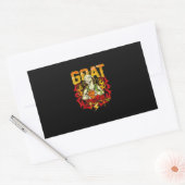 Sticker Rectangulaire Don de chèvre de basket-ball (Enveloppe)