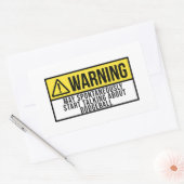 Sticker Rectangulaire Don Dodgeball - Amateur Dodgeball (Enveloppe)