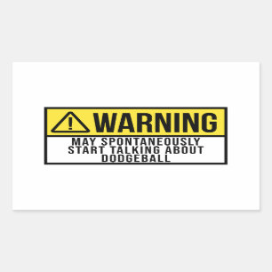 Sticker Rectangulaire Don Dodgeball - Amateur Dodgeball