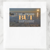 Sticker Rectangulaire Don Quichotte Inspirationnelle "Folie" (Sac)