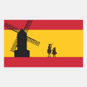 Sticker Rectangulaire Don Quixote (Devant)