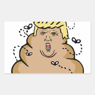 Sticker Rectangulaire donald trump
