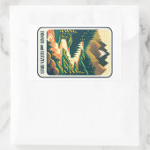 Sticker Rectangulaire Donner und Blitzen River Colors (Sac)