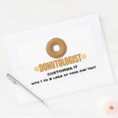 Sticker Rectangulaire Donut personnalisé (Enveloppe)