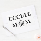 Sticker Rectangulaire Doodle Maman (Enveloppe)