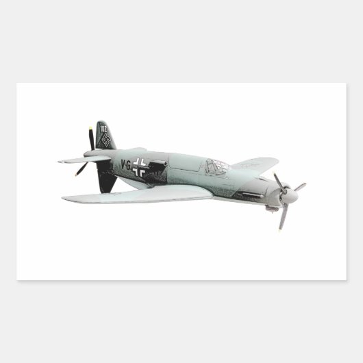 Sticker Rectangulaire Dornier 335 (Devant)