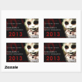STICKER RECTANGULAIRE DORUDORU 2013 DOLL (Feuille)