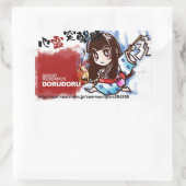 STICKER RECTANGULAIRE DORUDORU RSTKG (Sac)