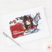 STICKER RECTANGULAIRE DORUDORU RSTKG (Enveloppe)