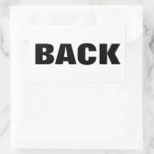 STICKER RECTANGULAIRE DOS (Sac)