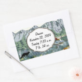 Sticker Rectangulaire Dossier de naissance de l'enfant de l'Alaska (Enveloppe)