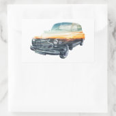 Sticker Rectangulaire double exposition du véhicule (Sac)