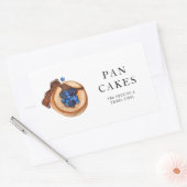 Sticker Rectangulaire Douceurs modernes Pancake Bakery Professionnel (Enveloppe)