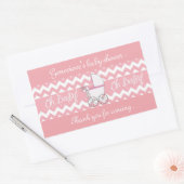 Sticker Rectangulaire Douche bébé (Enveloppe)