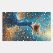 Sticker Rectangulaire Douche de chance (Devant)