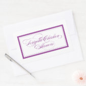 Sticker Rectangulaire Douches de poulet Teriyaki personnalisées (Enveloppe)