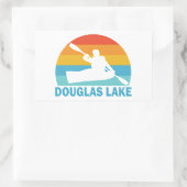 Sticker Rectangulaire Douglas Lake Tennessee Kayak (Sac)