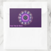 Sticker Rectangulaire Douze tribus (Sac)