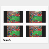 STICKER RECTANGULAIRE DOXIE BILLIARDS (Feuille)