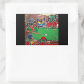 STICKER RECTANGULAIRE DOXIE BILLIARDS (Sac)