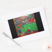 STICKER RECTANGULAIRE DOXIE BILLIARDS (Enveloppe)