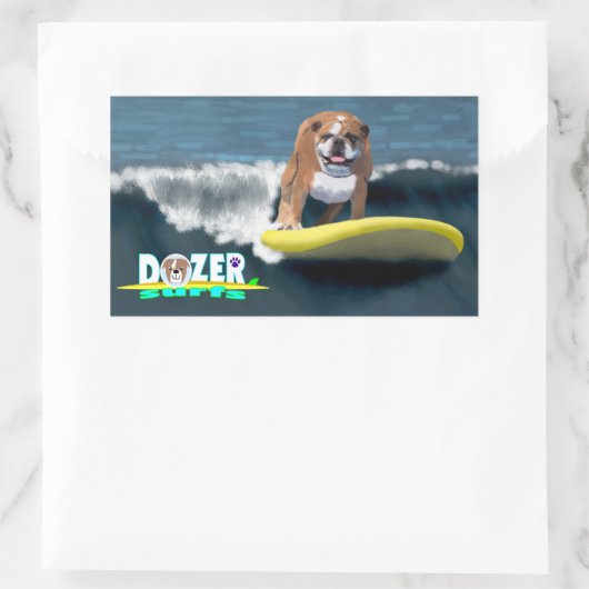 Sticker Rectangulaire Dozer Surfs (Sac)