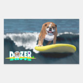 Sticker Rectangulaire Dozer Surfs (Devant)
