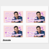 Sticker Rectangulaire Dr Mike Chest Compressions (Feuille)