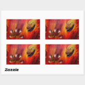 Sticker Rectangulaire Drachenkralle - Dragon Rouge (Feuille)