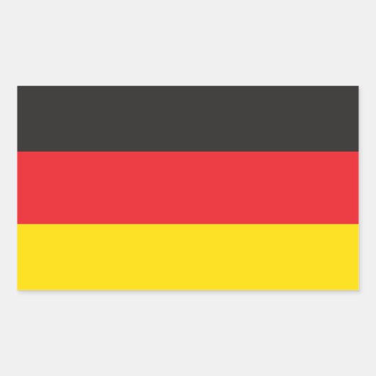 STICKER RECTANGULAIRE DRAG ALLEMAND (Devant)