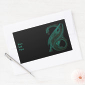 Sticker Rectangulaire Dragon (Enveloppe)