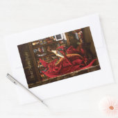 Sticker Rectangulaire Dragon Podcast Library (Enveloppe)