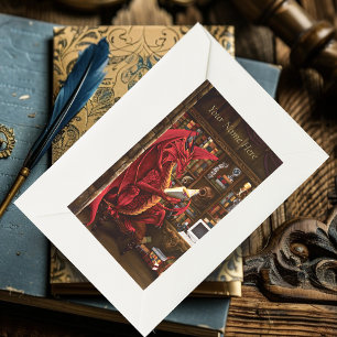 Sticker Rectangulaire Dragon Podcast Library