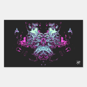 Sticker Rectangulaire Dragon v4