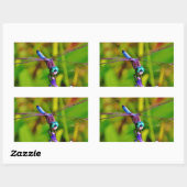 Sticker Rectangulaire Dragonfly (Feuille)