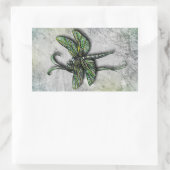 Sticker Rectangulaire DragonFly (Sac)