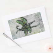 Sticker Rectangulaire DragonFly (Enveloppe)