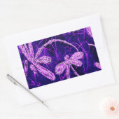 Sticker Rectangulaire Dragonfly Disco (Enveloppe)
