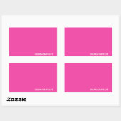 Sticker Rectangulaire Dragonfruit pink color (Feuille)