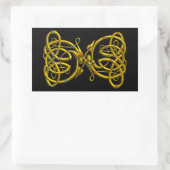 Sticker Rectangulaire DRAGONLOVE, noir (Sac)