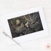 Sticker Rectangulaire Dragons japonais (Enveloppe)