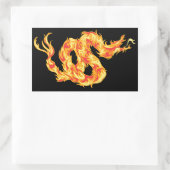 Sticker Rectangulaire Drake Fire (Sac)