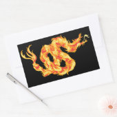 Sticker Rectangulaire Drake Fire (Enveloppe)