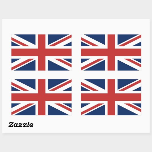 Sticker Rectangulaire Drapeau (Feuille)