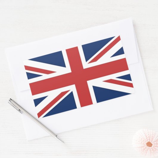 Sticker Rectangulaire Drapeau (Enveloppe)
