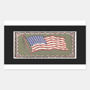 Sticker Rectangulaire drapeau 48-Star