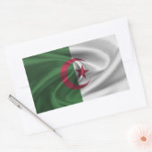 Sticker Rectangulaire Drapeau Algérie (Enveloppe)