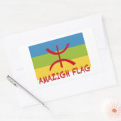 Sticker Rectangulaire Drapeau Amazigh - Drapeau Amazigh Drapeau (Enveloppe)